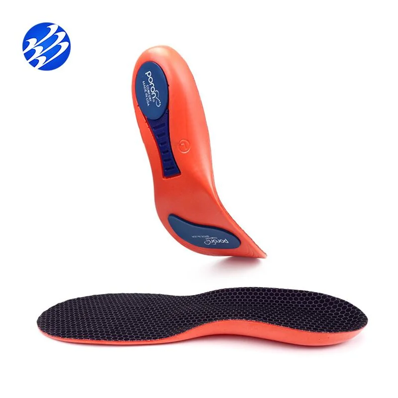 Maximum Shock Absorption Heel Pain Relief PU Poron Insoles for Plantar Fasciitis