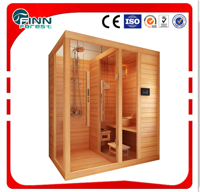 2-3 Personen Mini Home Sauna und Trockendampfsauna aus Holz Zimmer