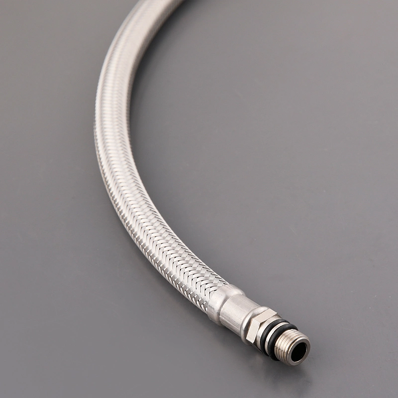 PTFE Stainless Steel Silicone Wire Clear Metal Braided Corrugated Flexible Metal Hoses Pipe