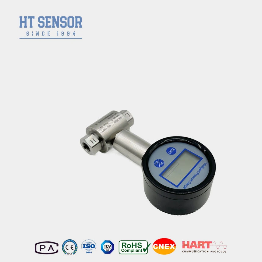9V manómetro de batería alcalina dentro del sensor de nivel de silicio para prueba de presión