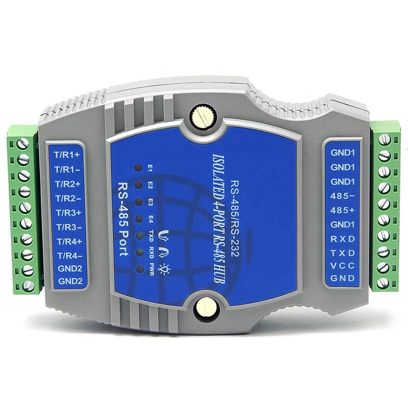 Industrial RS232 à RS485 4 ports série RS485 du moyeu du convertisseur