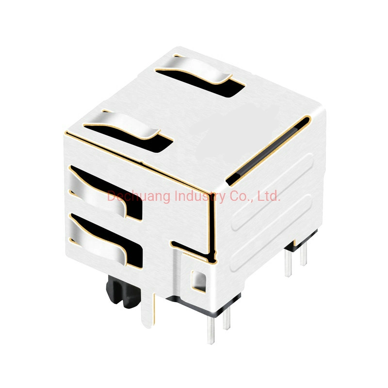 10/100base-T Poe Ethernet Magnetics Socket Adapter Network Female Keystone RJ45 Modular Connector Cat5 CAT6