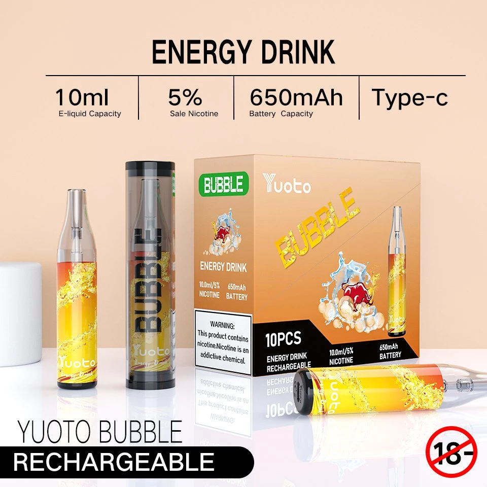 2022 New Design Yuoto Bubble 4000 Puff Max Wholesale/Supplier Disposable/Chargeable Vape Mod