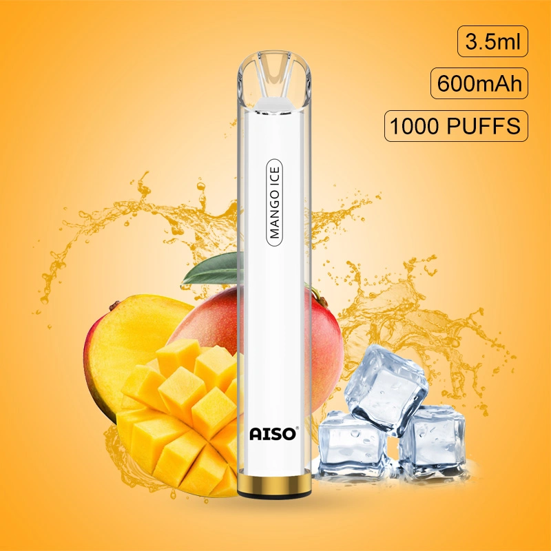 Aiso Ecigs with Transparant Glowing 3.5ml 600mAh Battery 1000puffs Pen Style vapes