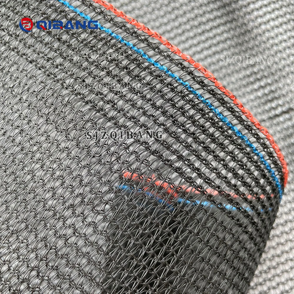 Fr UV Protection 100% Virgin HDPE Plastic Mono Construction Black Color Debris Scaffold Safety Net Mesh