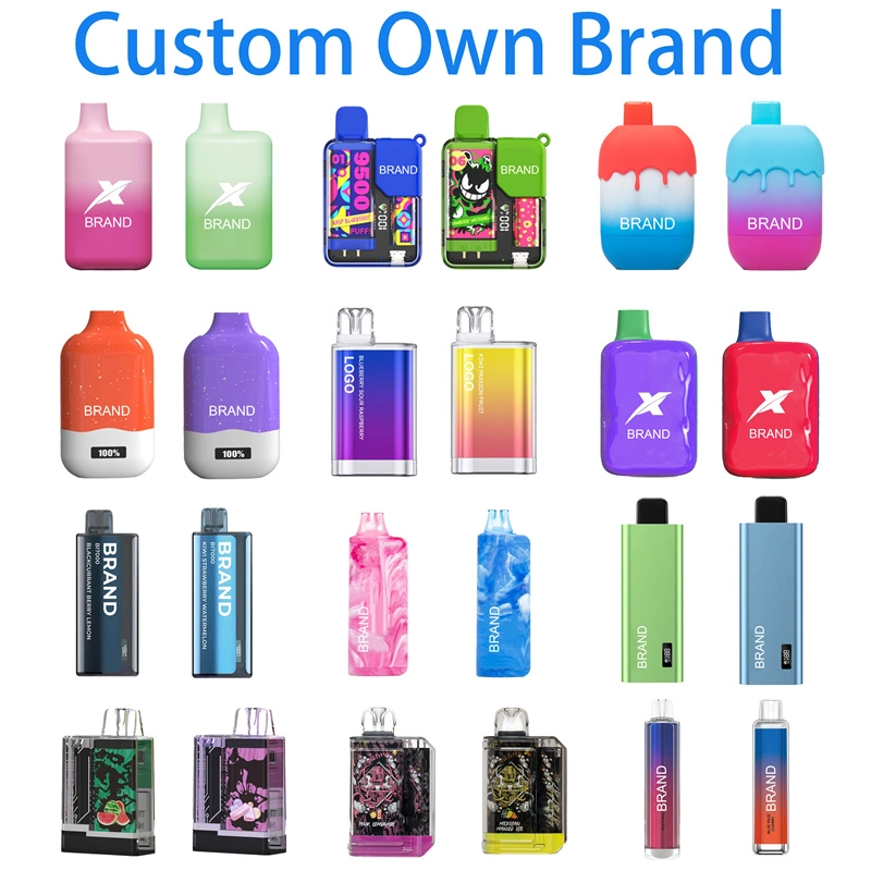Wholesale I 4000 5000 6000 7000 Puff Display LED D8 D9 2ml Bc5000 Hhc White Private Label Orion Elf Crystal Lost/Mary Custom OEM Bar Disposable Vaper Empty Vape