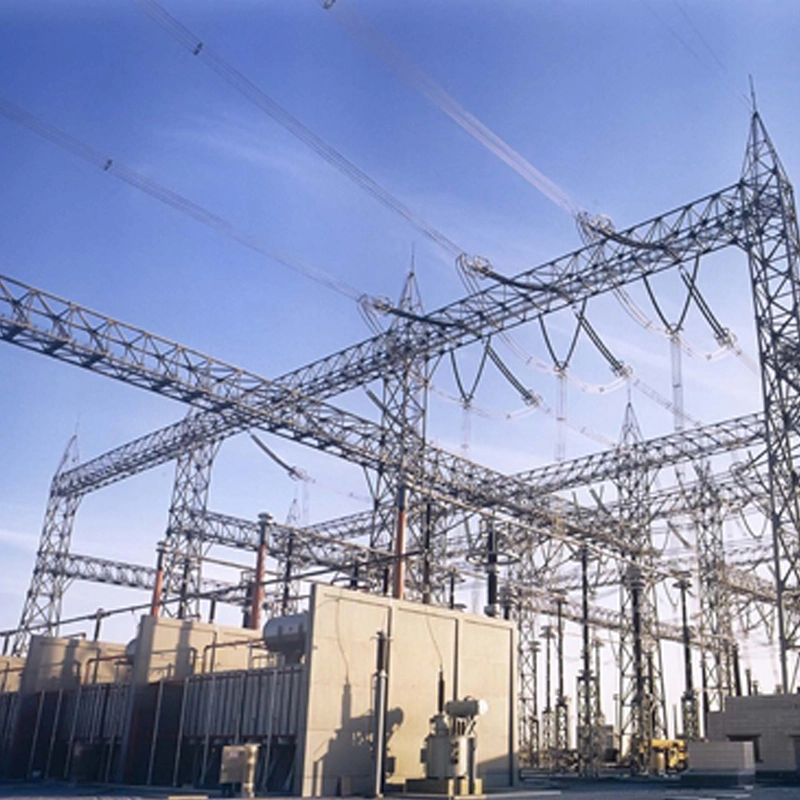 Galvanized Steel Substation Architecture, Power Transmission