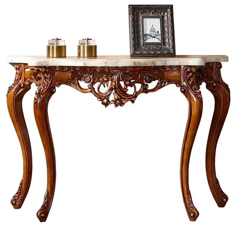 Solid Wood Console Table in Optional Furniture Color for Home Furniture