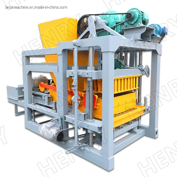 Henry Qt4-25 Automatic Block Making Machine Double T Paver Machine Production Line