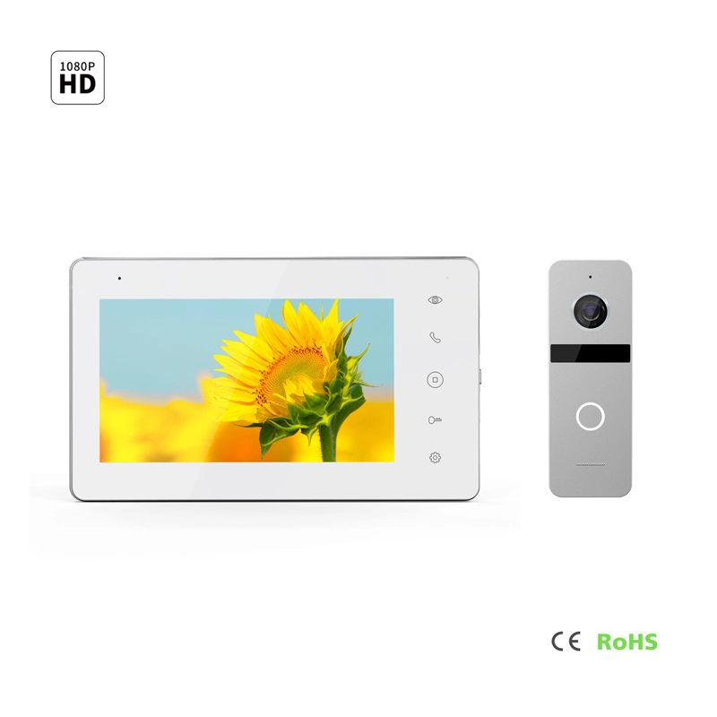 IPS HD 7" Touchscreen Home Security Video Doorphone