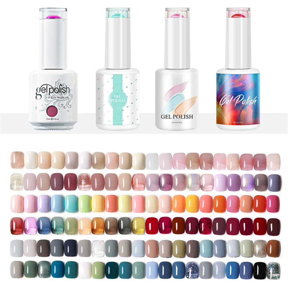 Wholesale/Supplier China Customized Nail Gel Supplier OEM Bottles Private Label Colors Soak off LED Nail Polish Colour UV Gel Polish