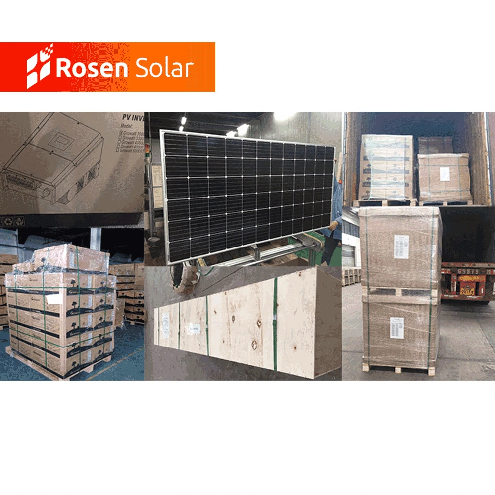 Kit solar de 400kw en la red eléctrica Sistema de Energía Solar vatios Sistema de paneles solares 400000