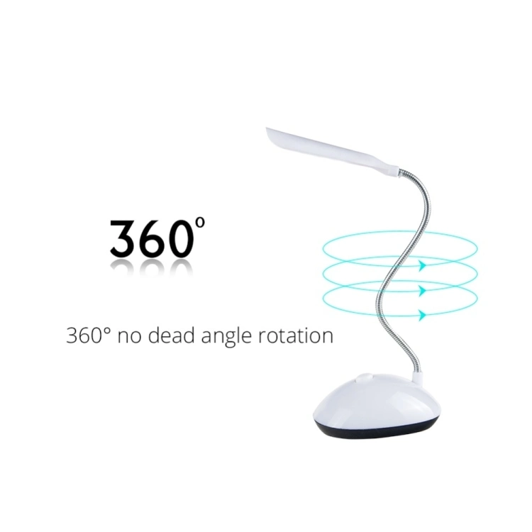 4 LEDs Table Lamp Folding Eye-Protection Table Light Battery Powered Mini LED Desk Lamp