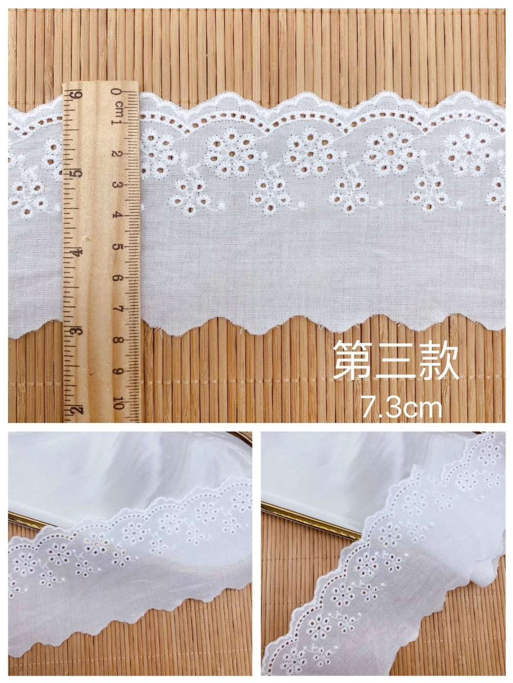 Lace Wholesale/Supplier Clothing Accessories Cotton Thread Hollow Small Flower Water Soluble Lace