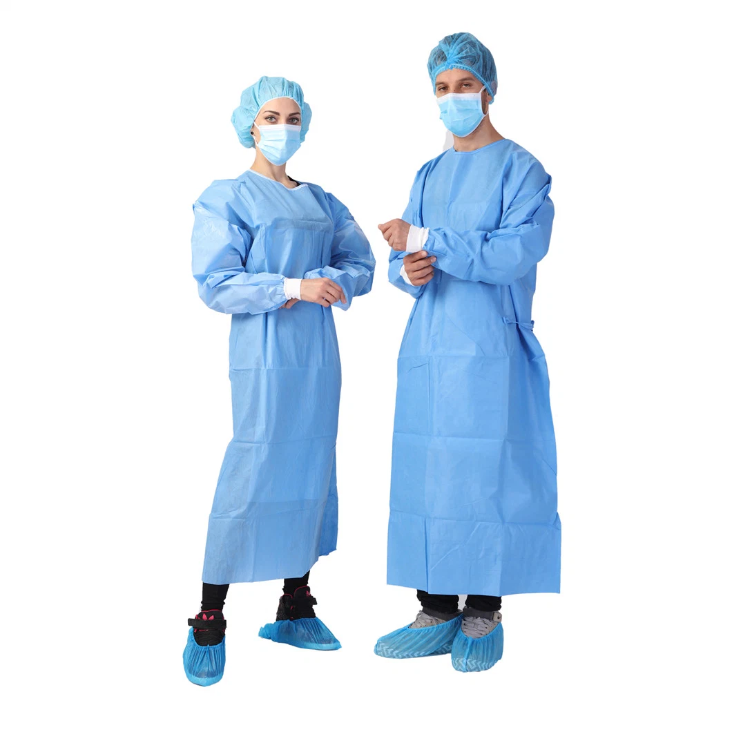 Factory Offer Disposable Surgical Gown Isolation Protective Clothing Gown