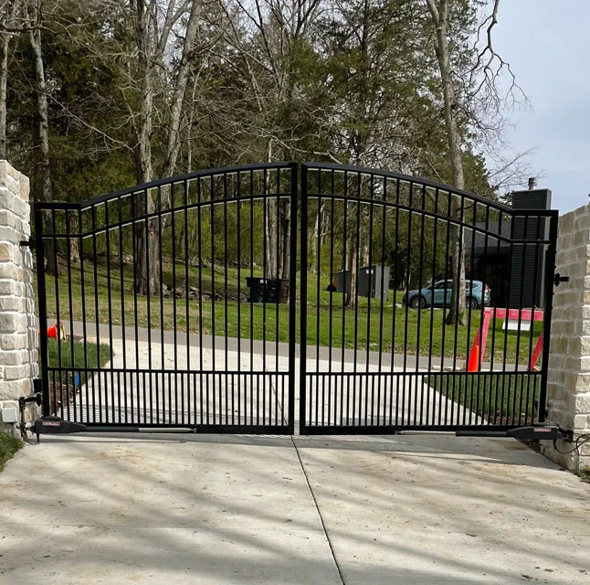 Custom and Automatic Wrought Iron Driveway Gates for Sale