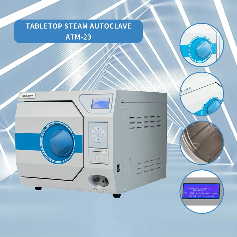 China Autoclave Druck Dampf Sterilisation Ausrüstungen Tischplatte Autoclave Medizinisches Instrument