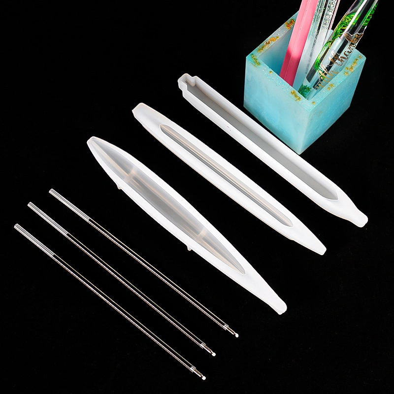 Silicone Resin Pen Molds Stationery Set for Office School