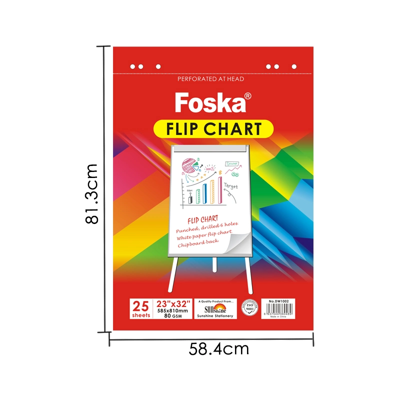 Foska Novo Item Bloco de Papel para Flip Chart 80GSM