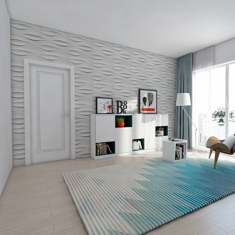 3D PVC Decorating Interior Wall Panel Tiles