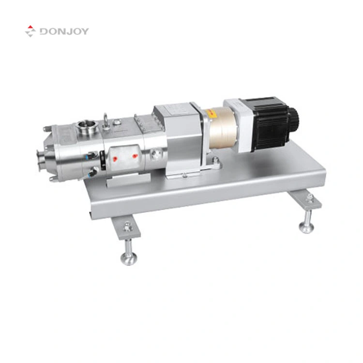 Donjoy Sanitary Double Screw Pump for High Viscosity Application