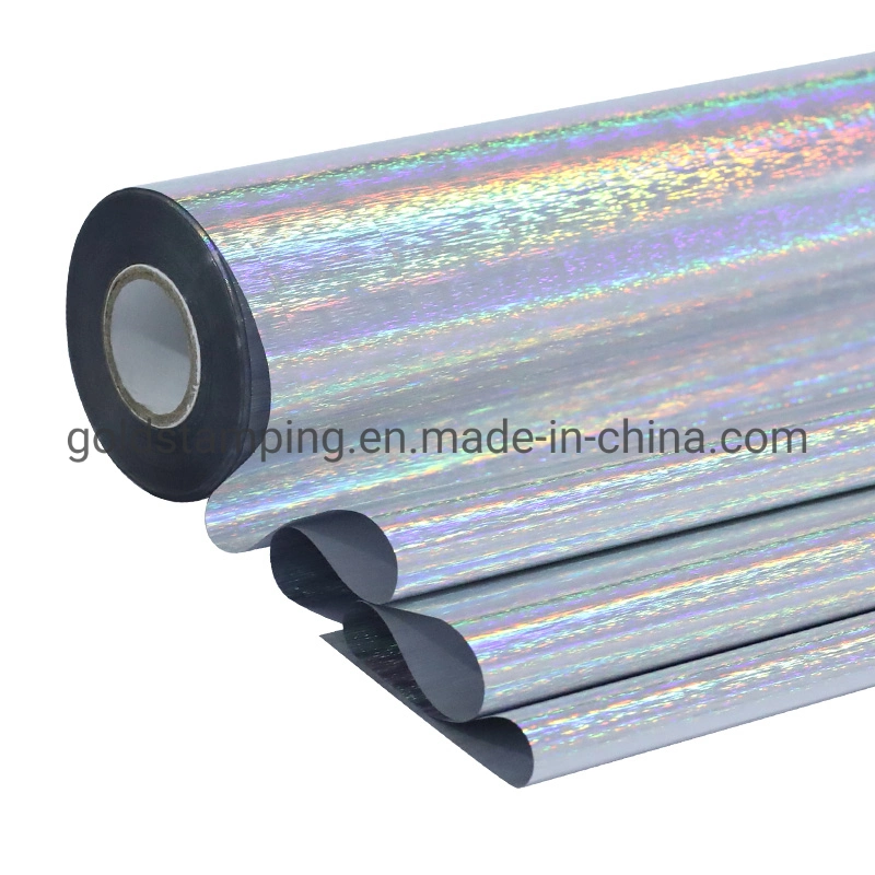 Silver Holographic Hot Stamping Foil Laser Film