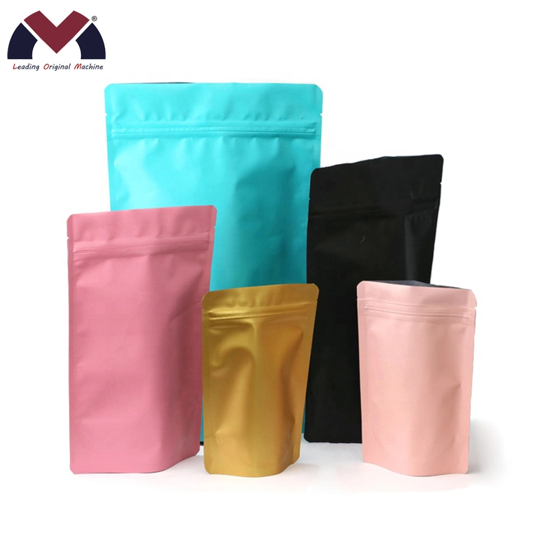 Mini-Made Bolsa máquina de embalaje automático Bolsa de cremallera prefabricada Rotary Máquina de embalaje para jugo de hielo Lolly Candy Gummy tableta comestible Verduras de tratamiento para mascotas