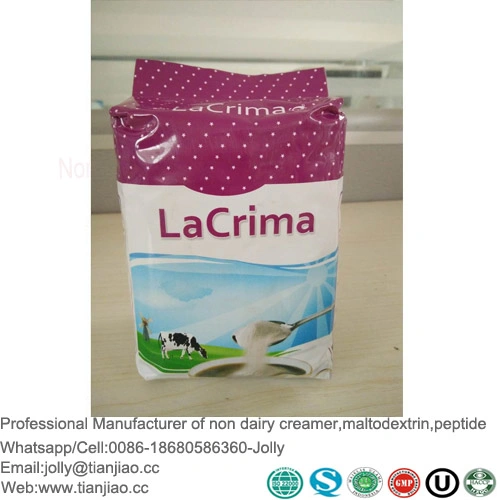 250 g de Bolsita no Creamer lácteos Leche Powerder seco o con el aceite vegetal para el mercado de África