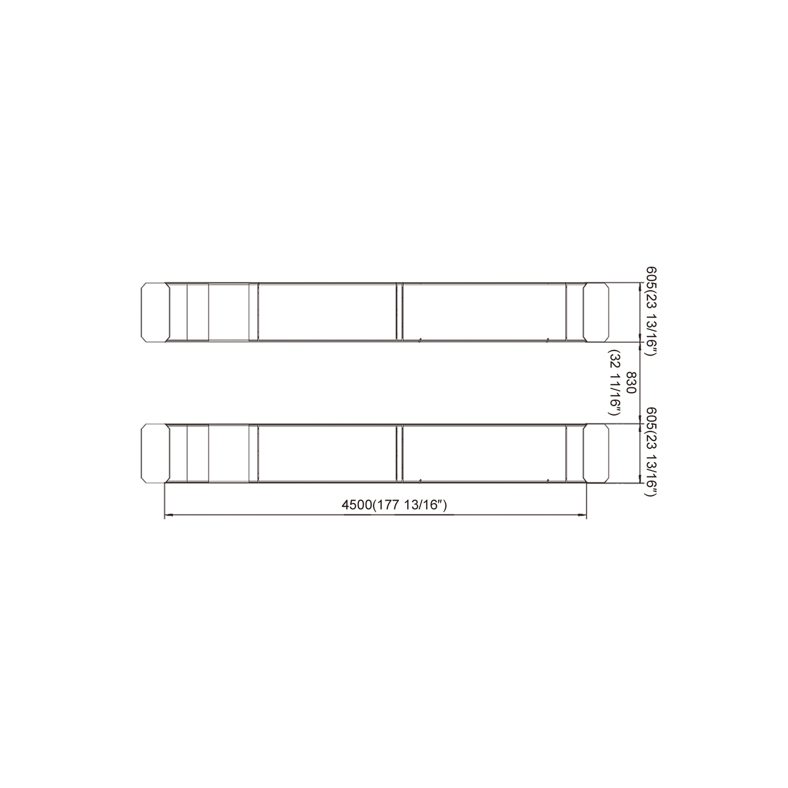 Lifting Garage Equipment Flush Mount in Ground Double Alignment Scissor Auto Lifter Heavy Duty Vehicle Lift