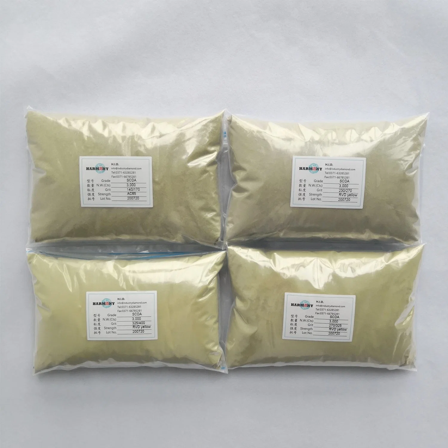 Rvd Green & Yellow Synthetic Diamond Powder for Diamond Cutting Tool