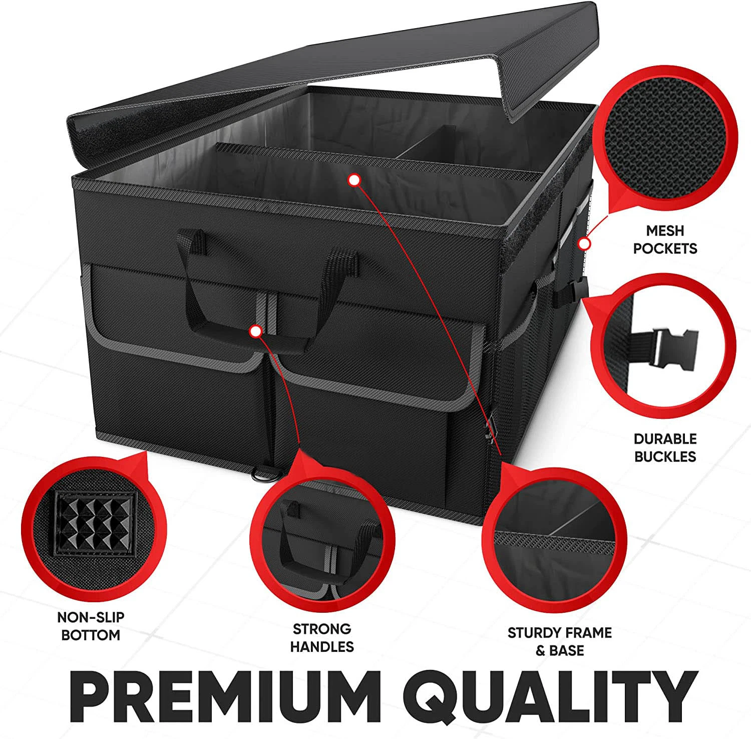 SUV Car Storage Organizer Cargo Storage Box Car Trunk Organizer