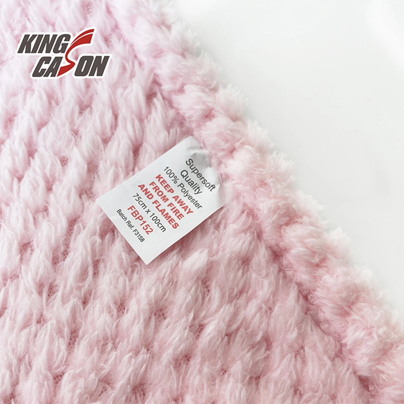 Kingcason حسب الطلب لون الأناناس جاكار قماش الجاكار عادي flannel Fleece للبطانيات