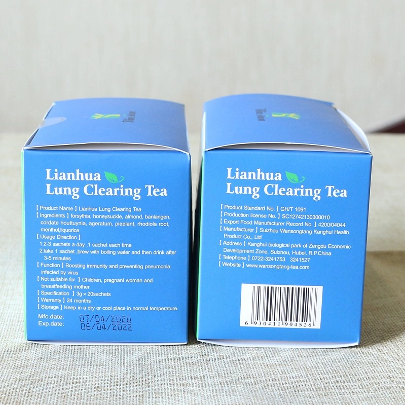 Lian Hua Qing Wen Tea Herbal Strong Detox Lungs Tea