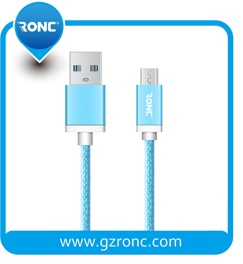 Conduites en nylon tressé Câble USB pour Android