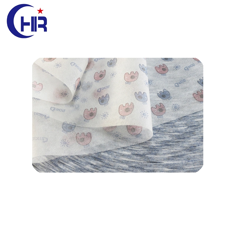 Colorful Printing Breathable Hygiene Nonwoven Waterproof PP Spunbond Nonwoven Fabric with Multi-Pattern