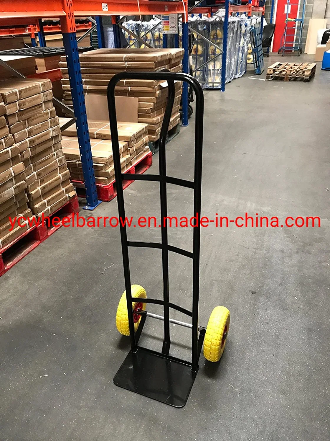 Heavy Duty Sack Truck for Rough Terrain (450kg Capacity) , Garden Sack Barrow, Sack Trolley with Large Toe Plate