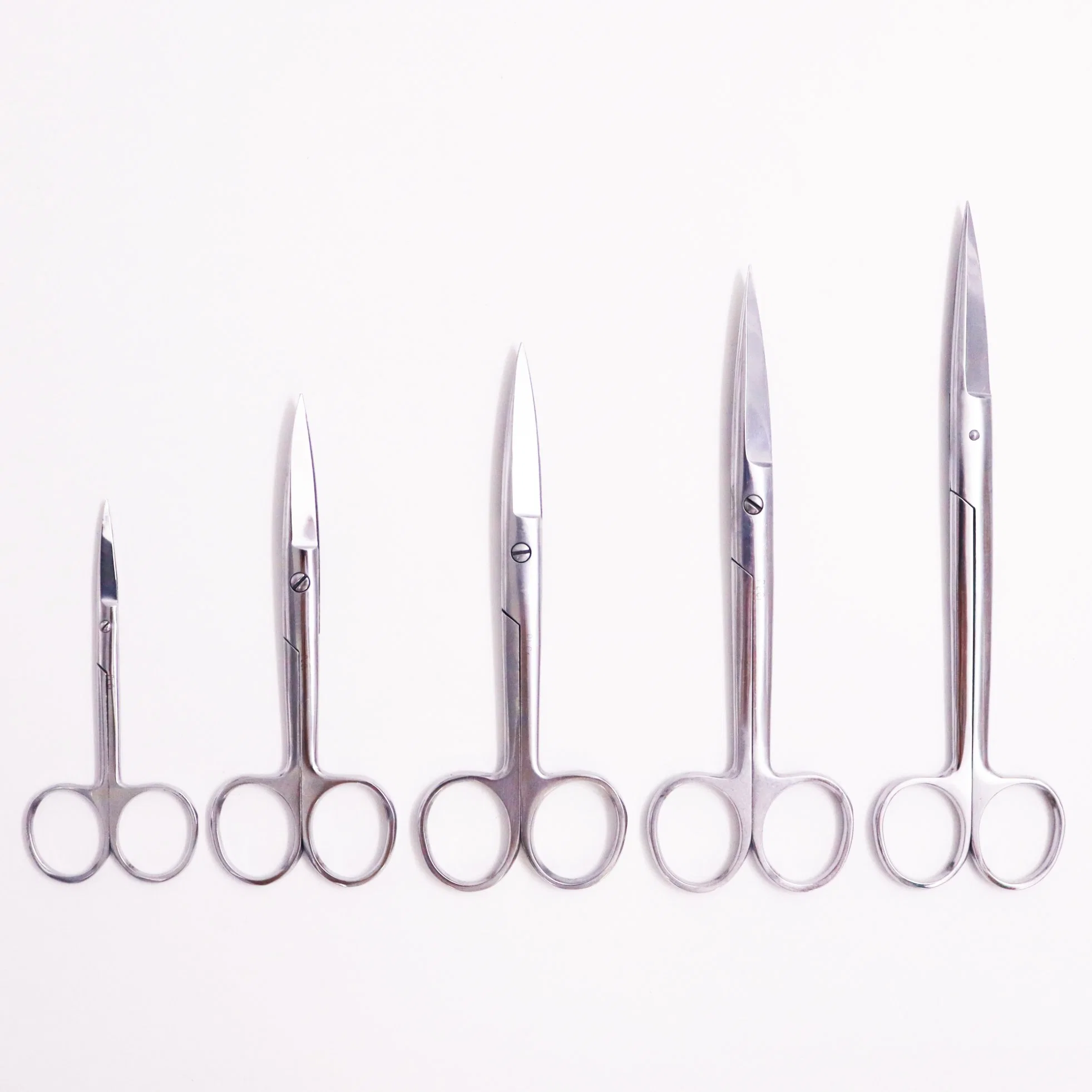 Surgical Medical General Surgical Tissue Scissor Curved Tip Round Scissors Surgical Scissors