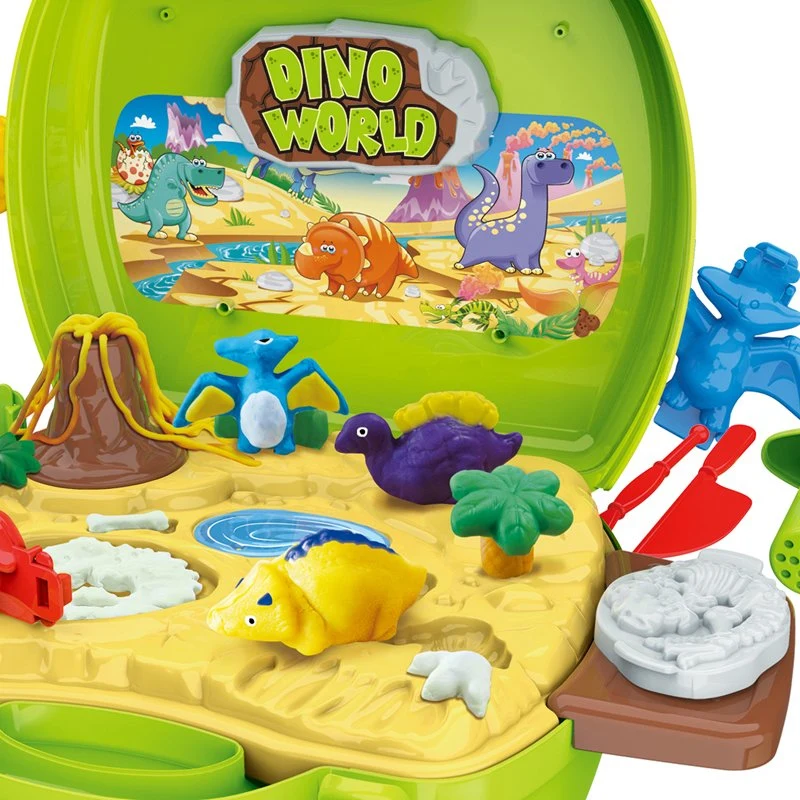 Juego de juguetes Dinosaur Toys 26 piezas para niños Seguro no tóxico Molde de masa y Dinosaurio modo mágico Playdoh Set for Kids Niñas y niños Juego de masa