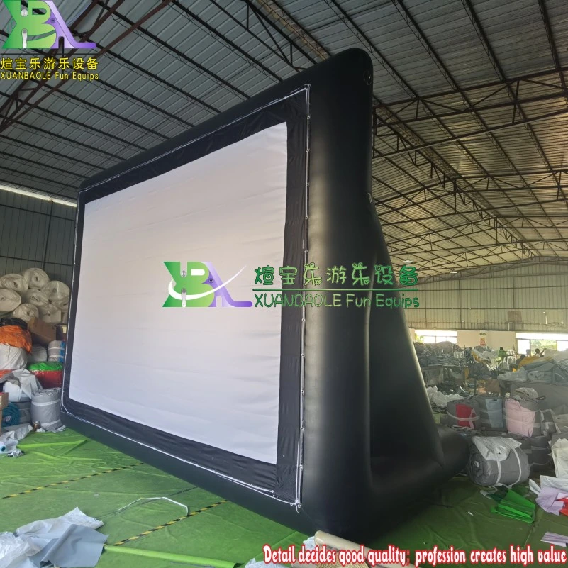 Outdoor Parties 14' Inflatable Movie Screen Canvas Inflatable Projection Inflatable Screen Movie Cinema for Outdoor Backyard