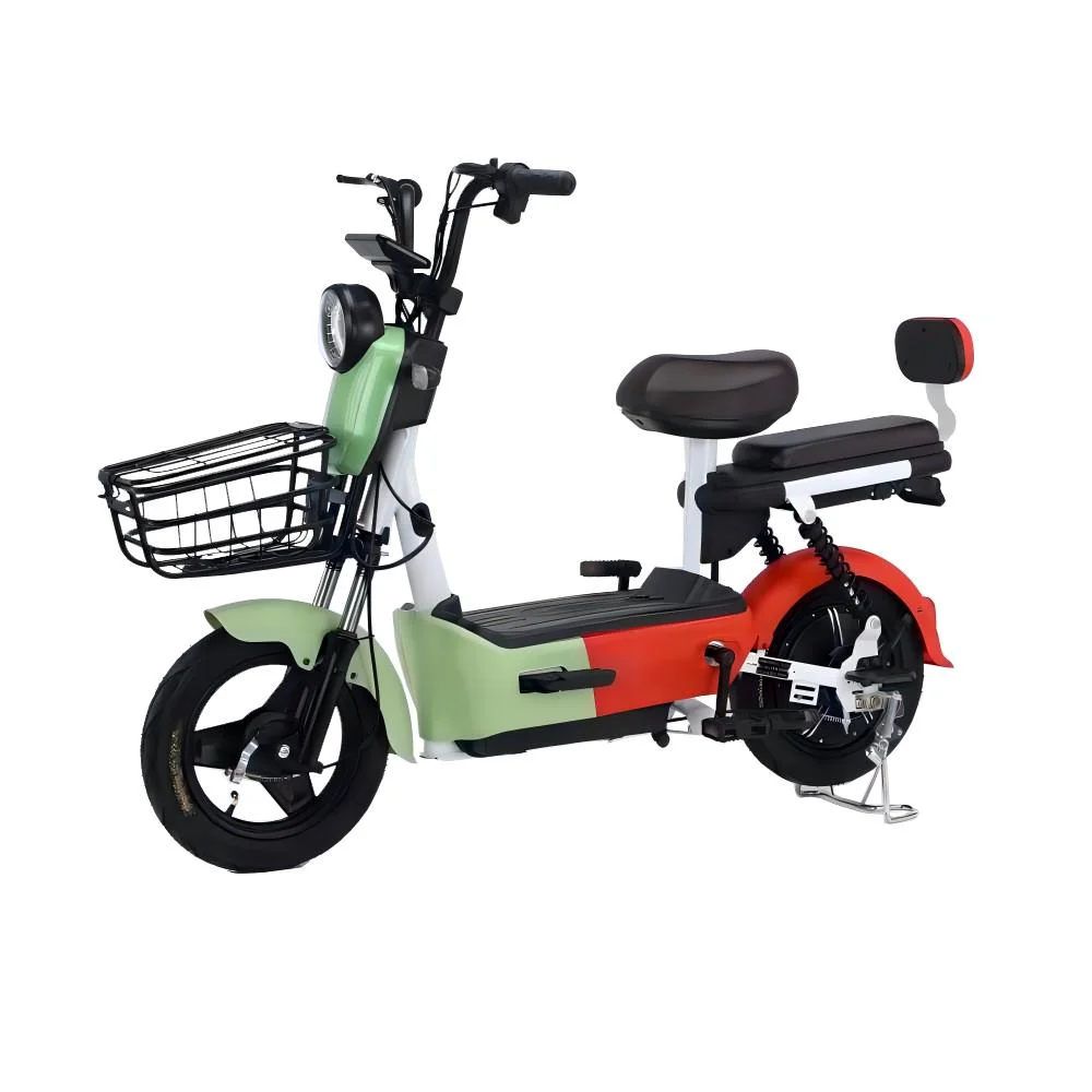 Tjhm-001K 350W 2-колесный электрический велосипед скутер/электрический мопеды с педалями Мотоцикл Электрический скутер