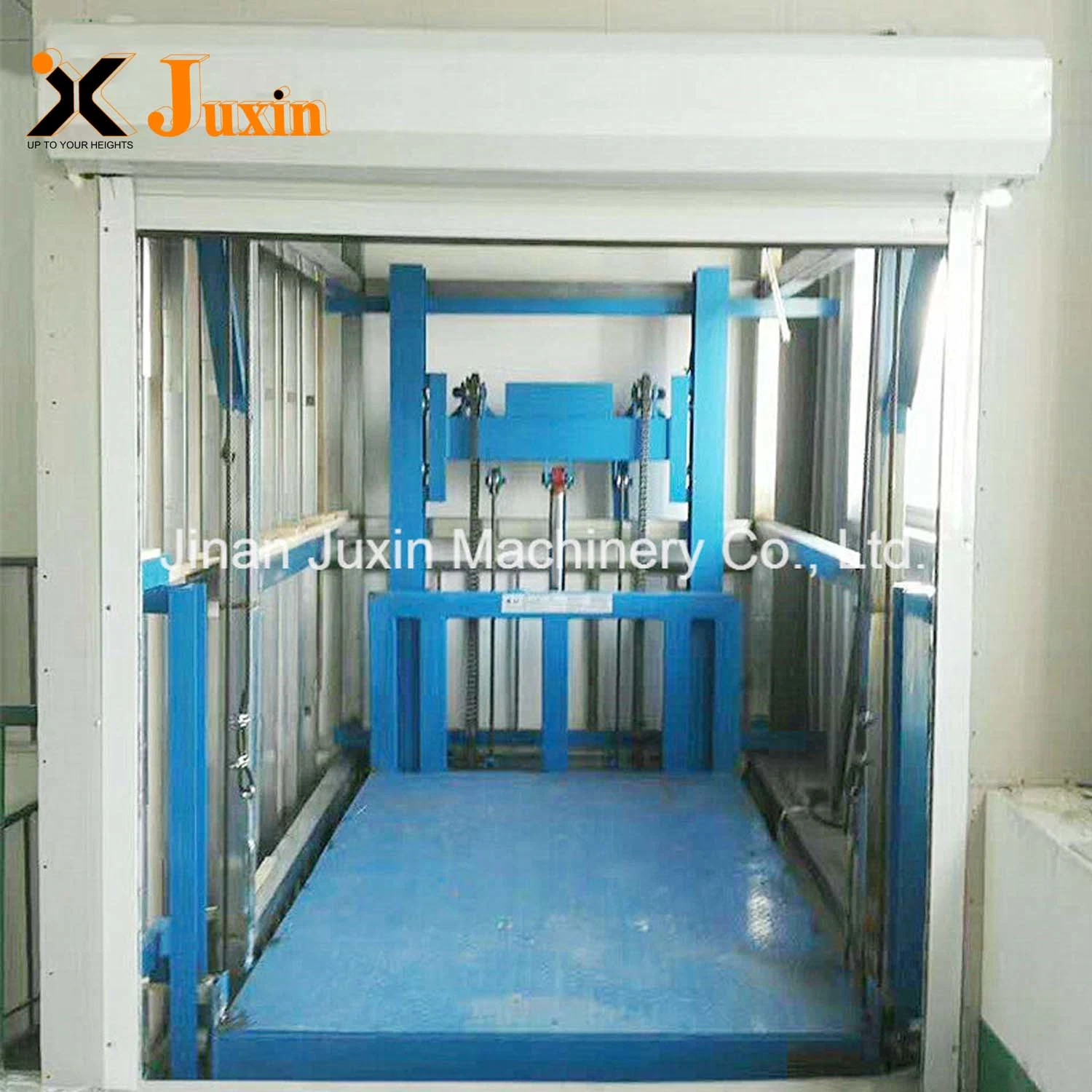 Juxin Industrial Hydraulic Electric Vertical Freight Lift Platform Warehouse Cargo Elevator for Goods