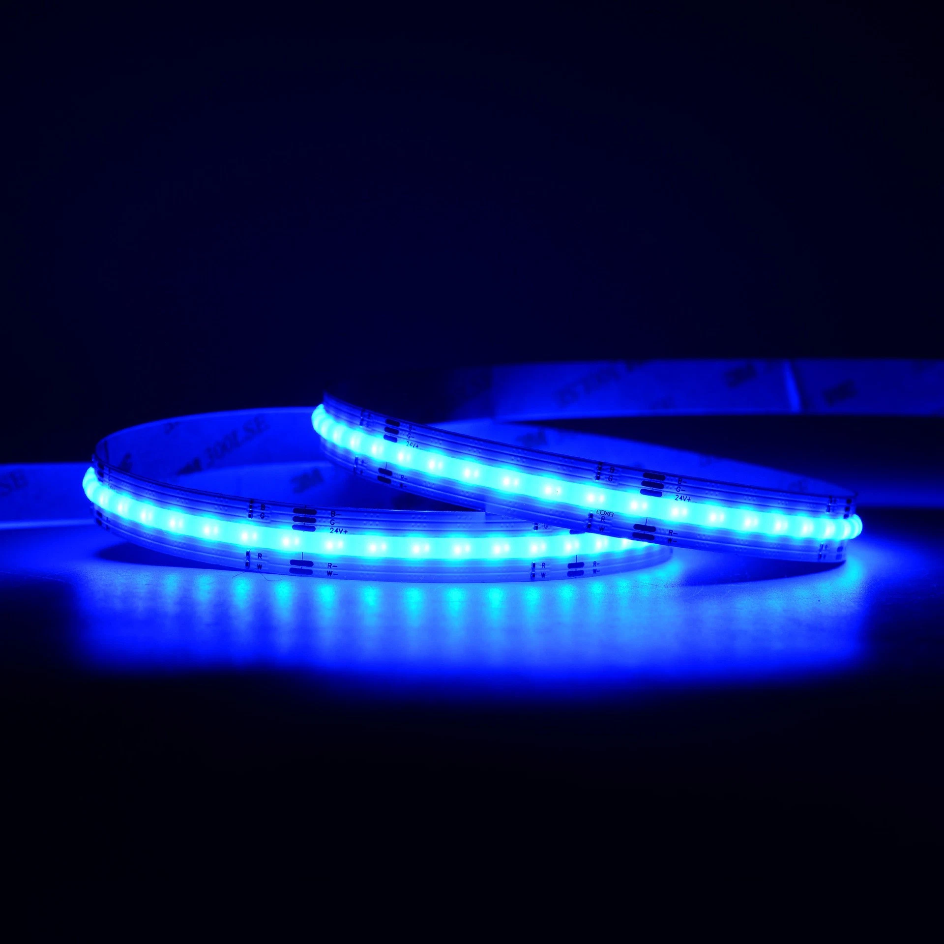 648LED Dimmable RGB Horse Running Lighting Tape DC Low Voltage Bedroom Ceiling 5V 12V 1m 5m Flex COB LED Strip Lights