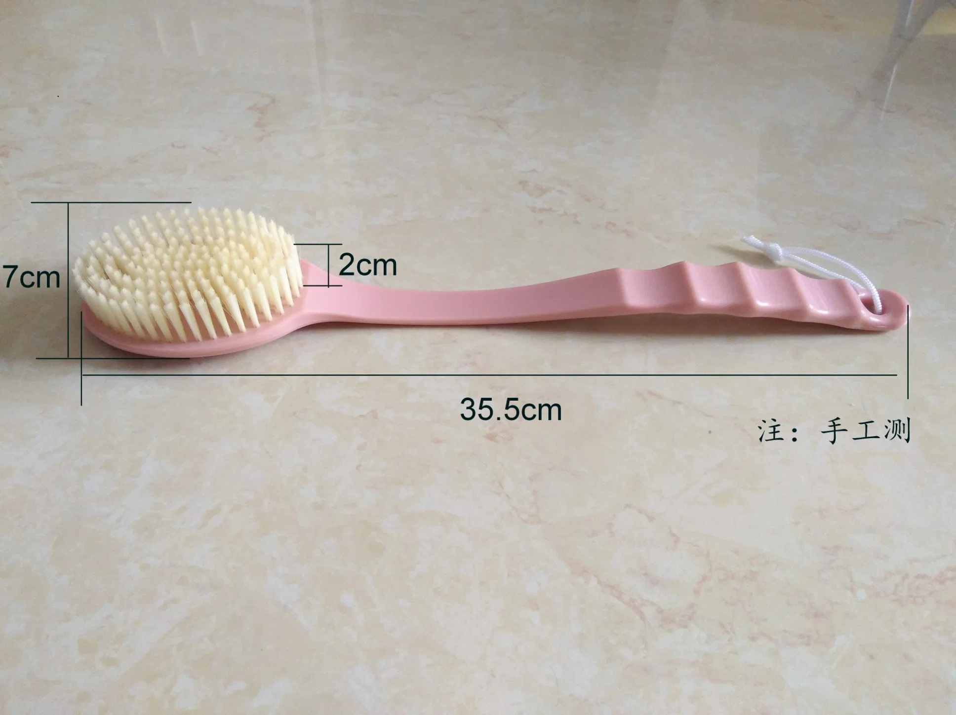 Wholesale/Supplier High quality/High cost performance  Plastic OEM Logo Dry Skin Body Bristles Bath Brush