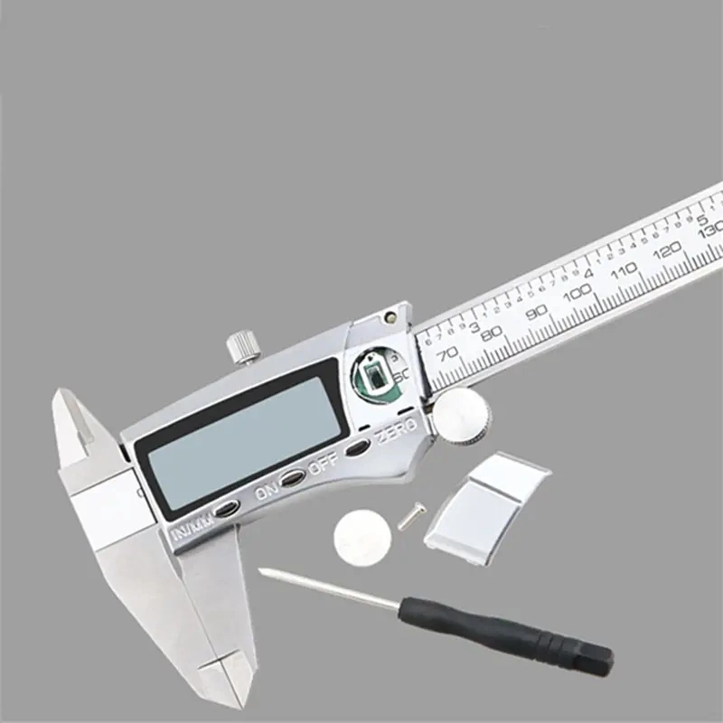 Aço inoxidável paquímetro digital da Ferramenta de Medição de instrumentos de metal Paquímetro 300mm