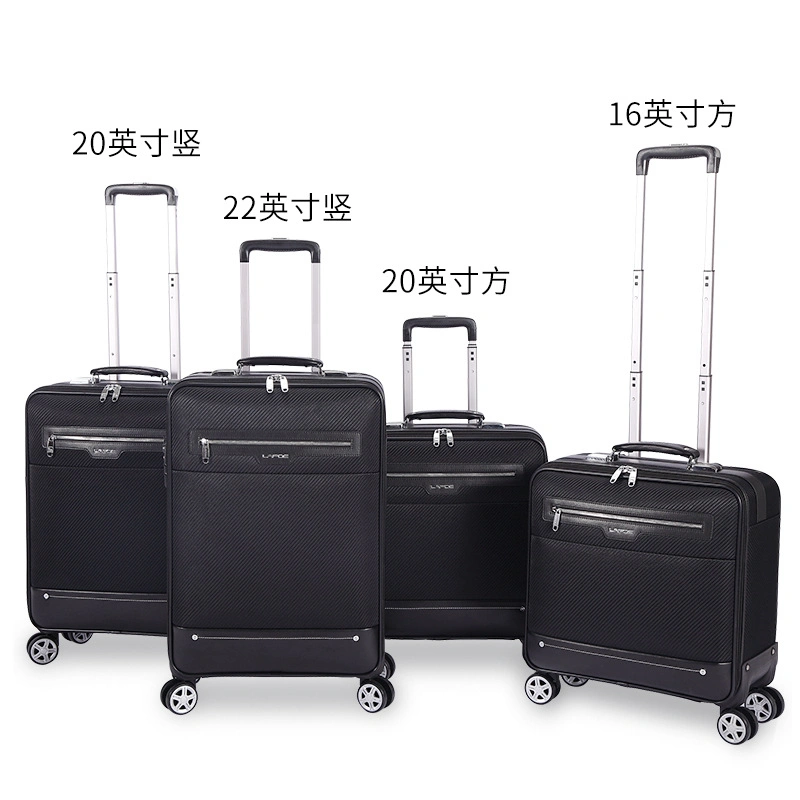 16"20"22" Pouces Oxford Imperméable en Cuir PU Valise à roulettes pour Voyage d'Affaires Sac de Bagage de Cabine (CY9957)