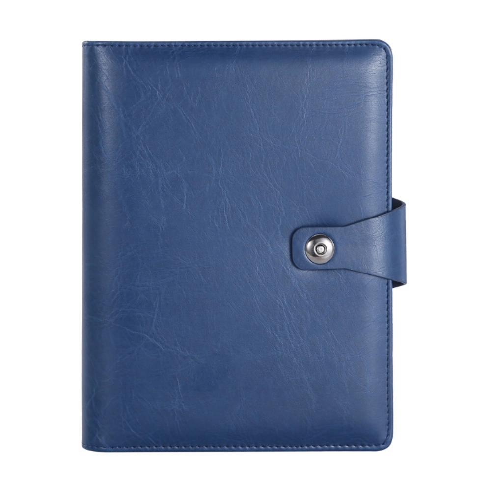 Kundenspezifischer Druck A5 Journal Diary PU Leder Planer Kundenspezifisch A5 Geschenkset Mit Blauem Papier