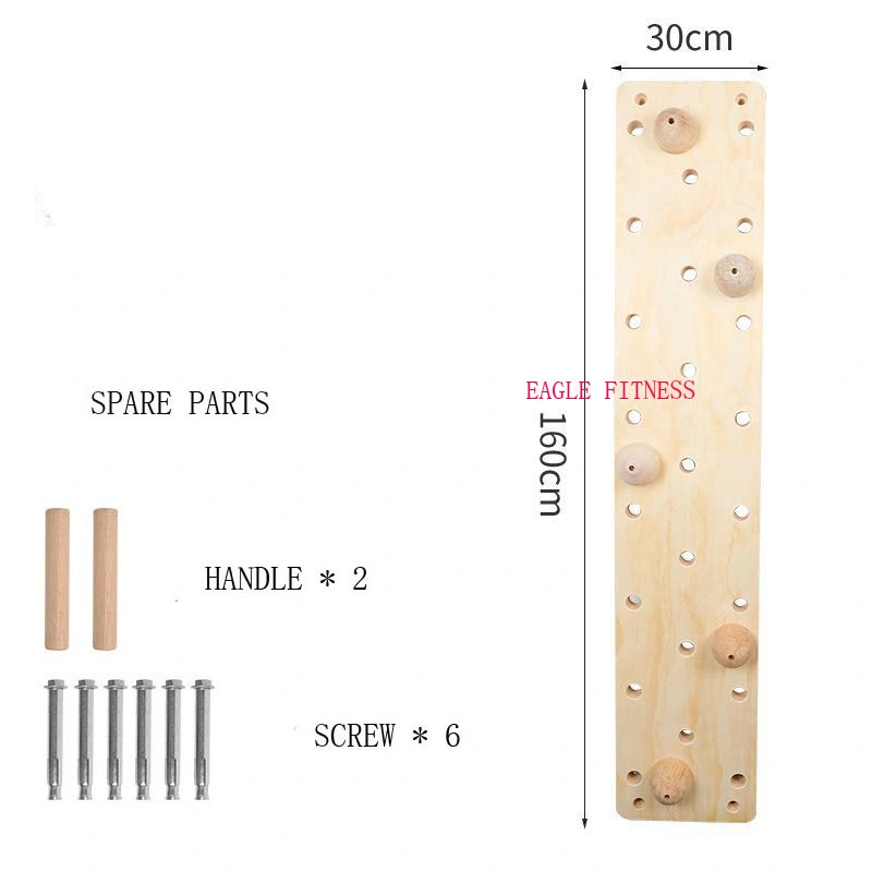 Wholesale/Supplier Wall Mounted Fitness Wooden Climbing Peg Board Cross Training Exercise Equipment