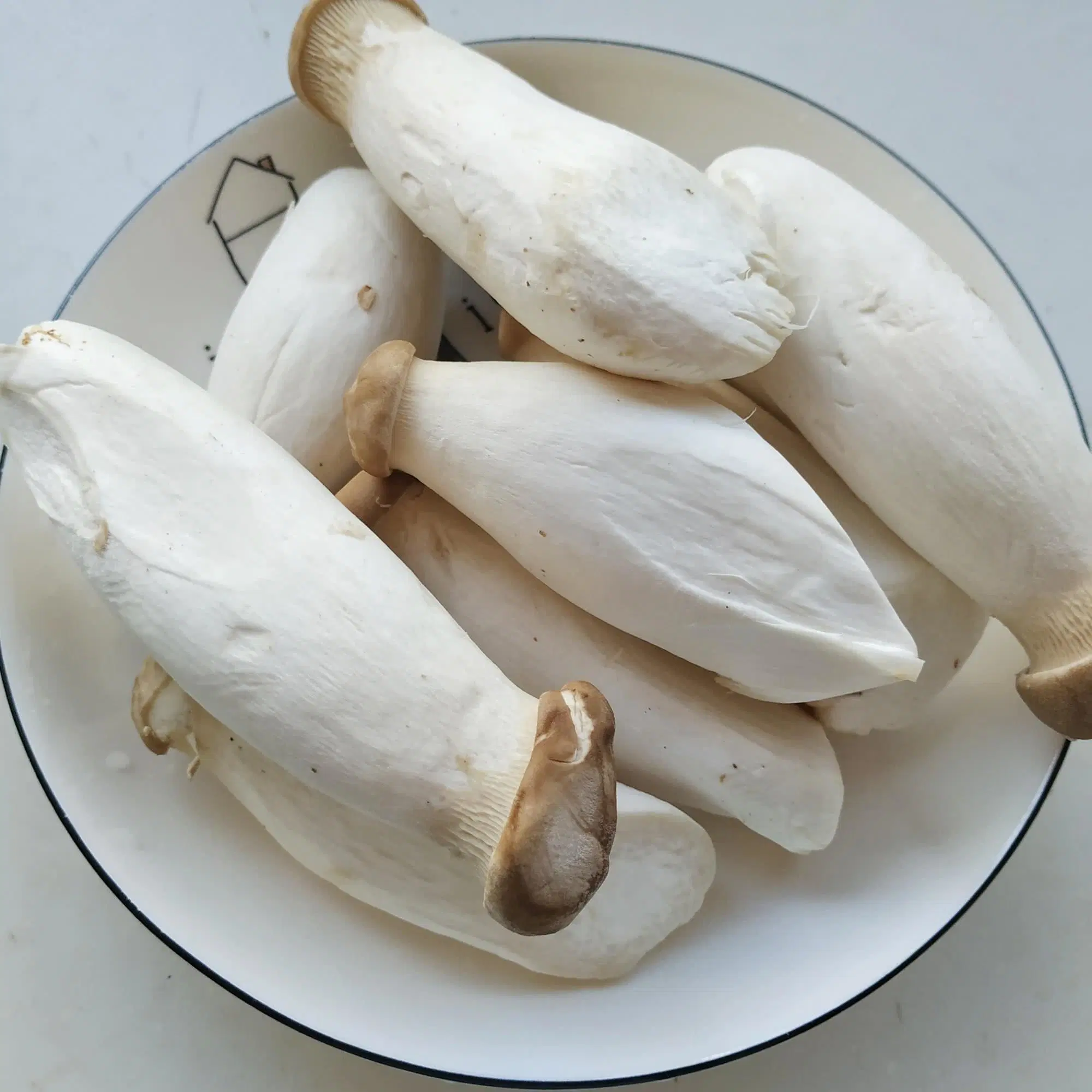 Pleurotus eryngii séchées au soleil de gros morceaux de champignons comestibles