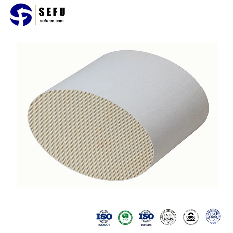 Sefu China Ceramic Substrate Manufacturer Monolith Honeycomb Ceramic Catalyst Substrate 3 Way Catalytic Converter