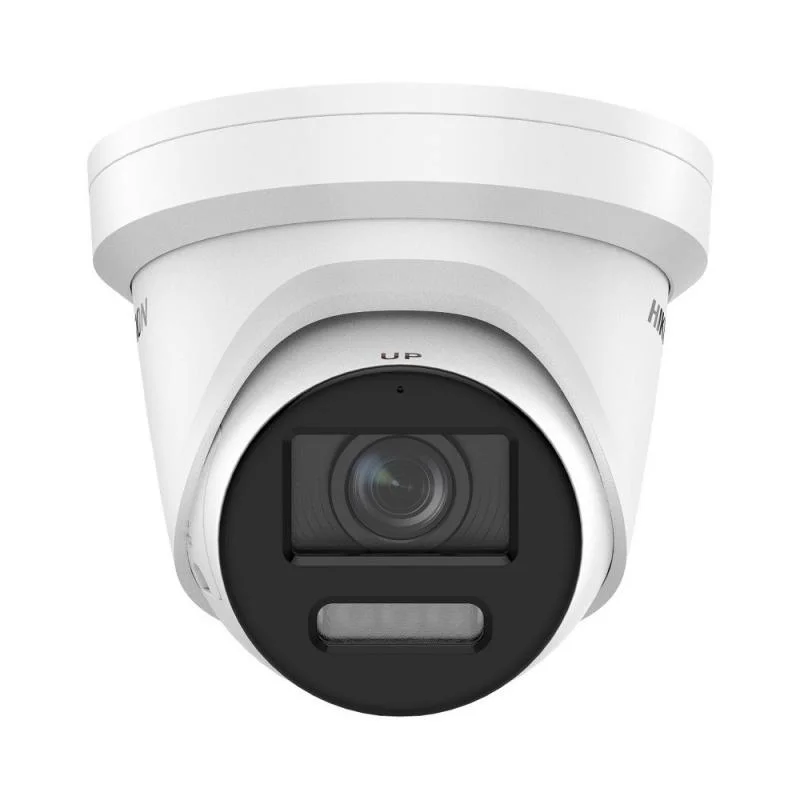 Hikvision Factory preço 8MP 4K 24/7 Night Vision Colorvu Strobe Luz e Aviso sonoro Câmara IP com áudio e alarme Conversa de duas vias